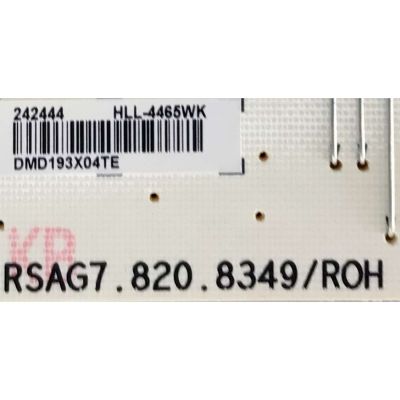 KIT DE TARJETAS PARA TV SHARP / MAIN 240178 / RSAG7.820.8252/ROH / FUENTE 242444 / RSAG7.820.8349/ROH / T-CON MACDJ4E11 / E253117 / PANEL HD580S1U02-L1\S0\GM\CKD\ROH / MODELO LC-58Q7370U - Imagen 2